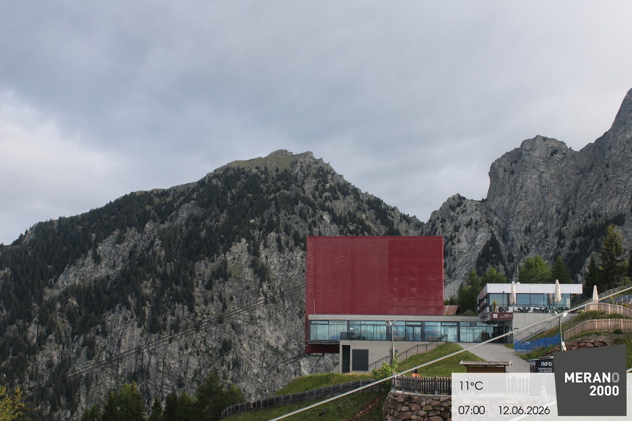 Archiv Foto Webcam Bergstation Falzleben, Meran