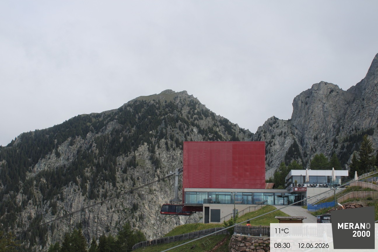 Archiv Foto Webcam Bergstation Falzleben, Meran