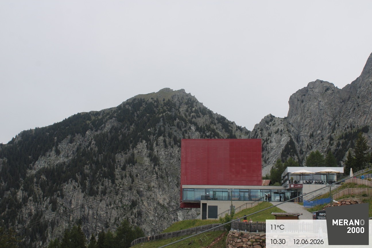 Archiv Foto Webcam Bergstation Falzleben, Meran