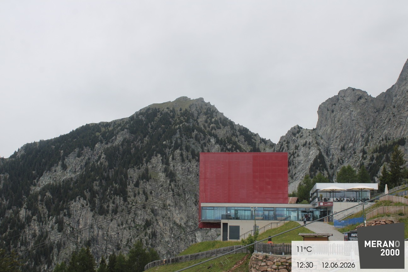 Archiv Foto Webcam Bergstation Falzleben, Meran