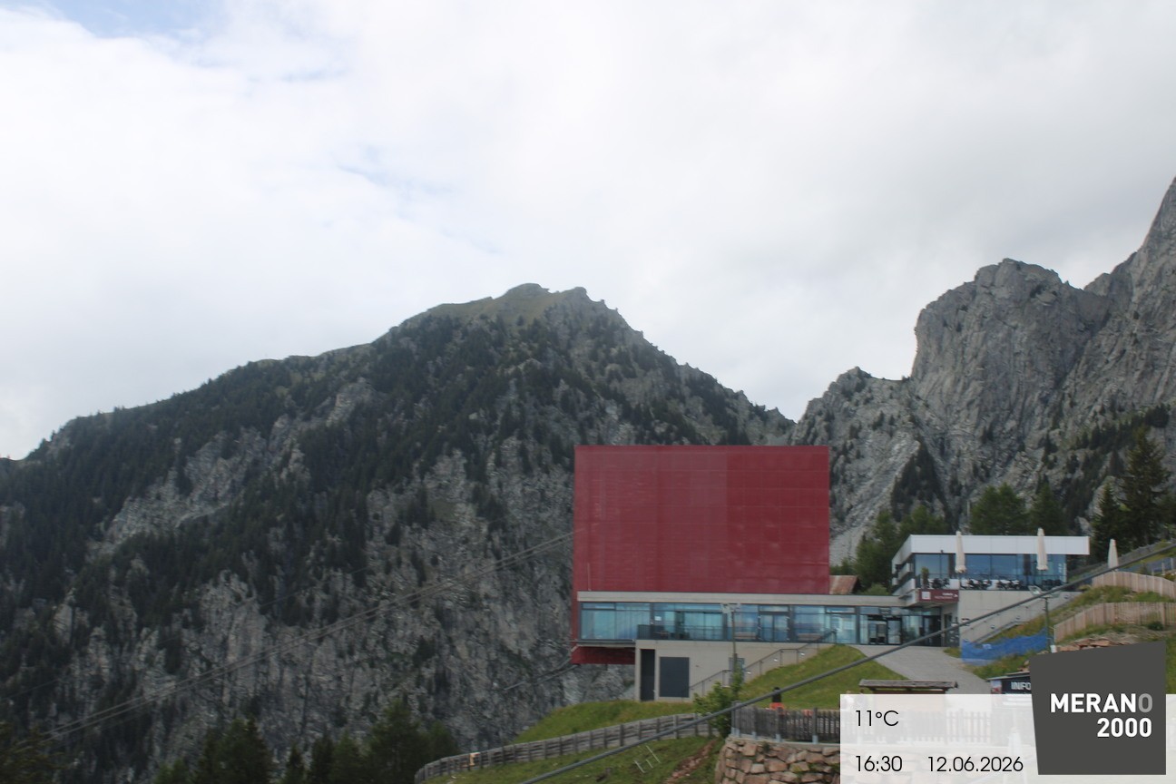 Archiv Foto Webcam Bergstation Falzleben, Meran