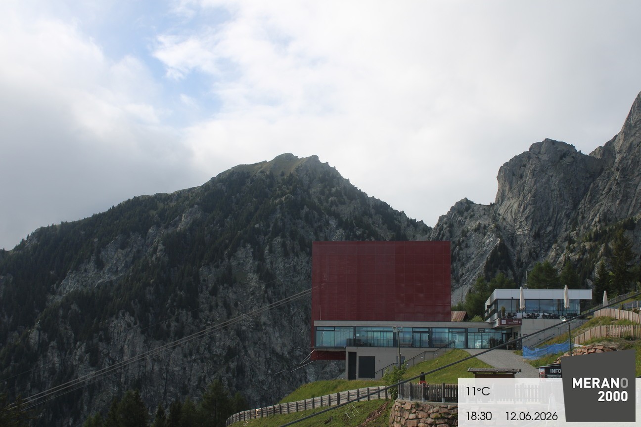 Archiv Foto Webcam Bergstation Falzleben, Meran