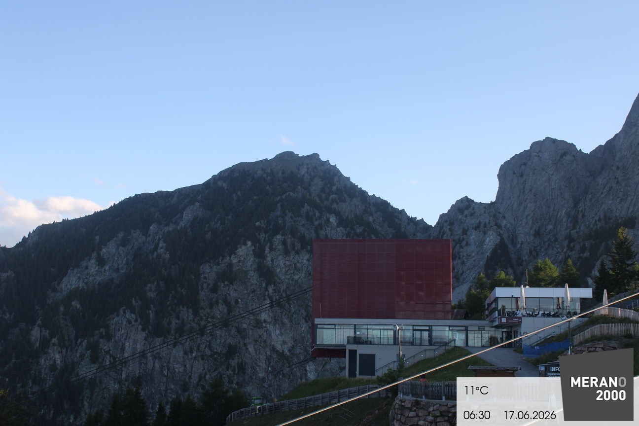 Archiv Foto Webcam Bergstation Falzleben, Meran