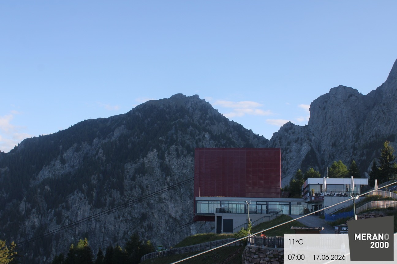 Archiv Foto Webcam Bergstation Falzleben, Meran