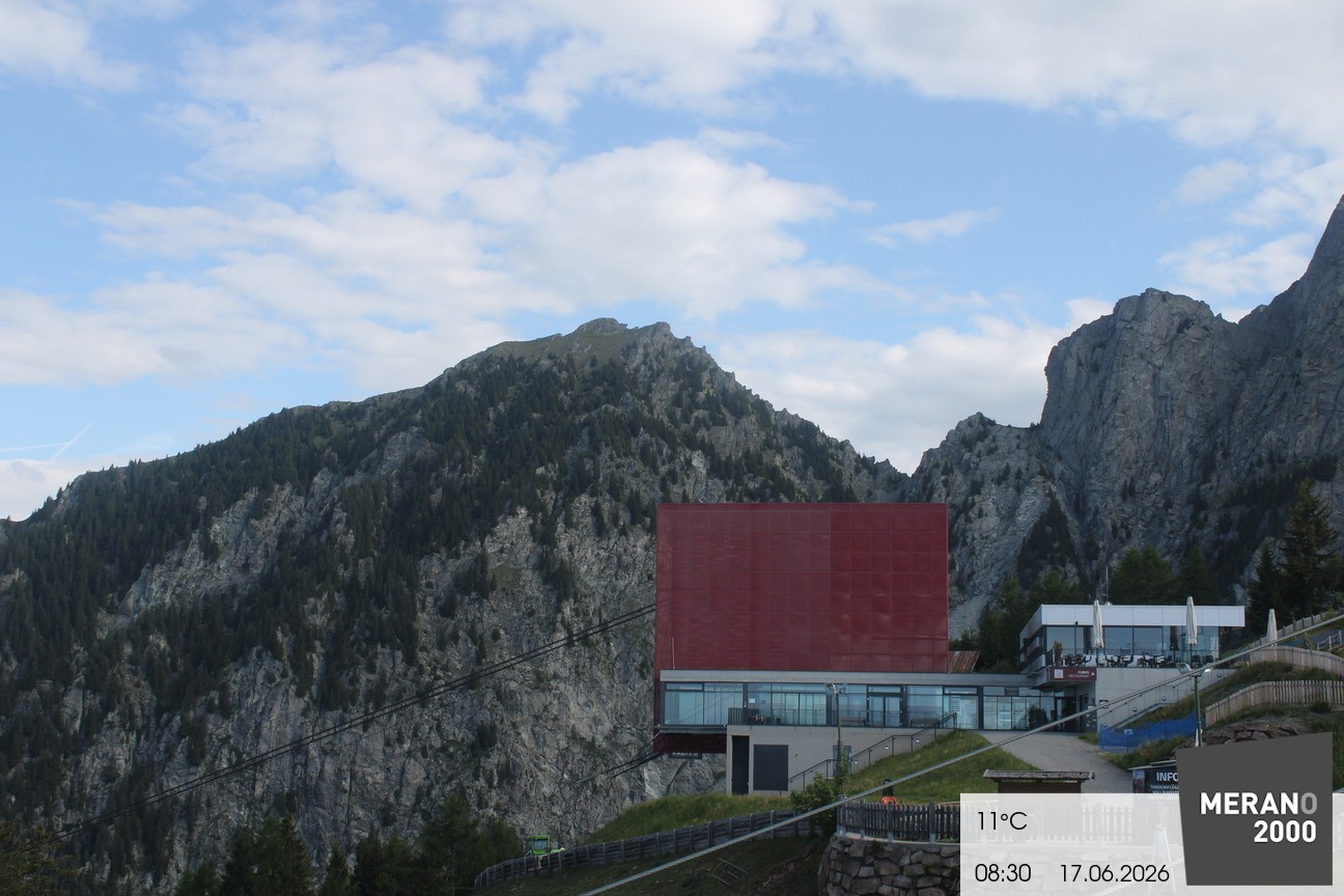 Archiv Foto Webcam Bergstation Falzleben, Meran