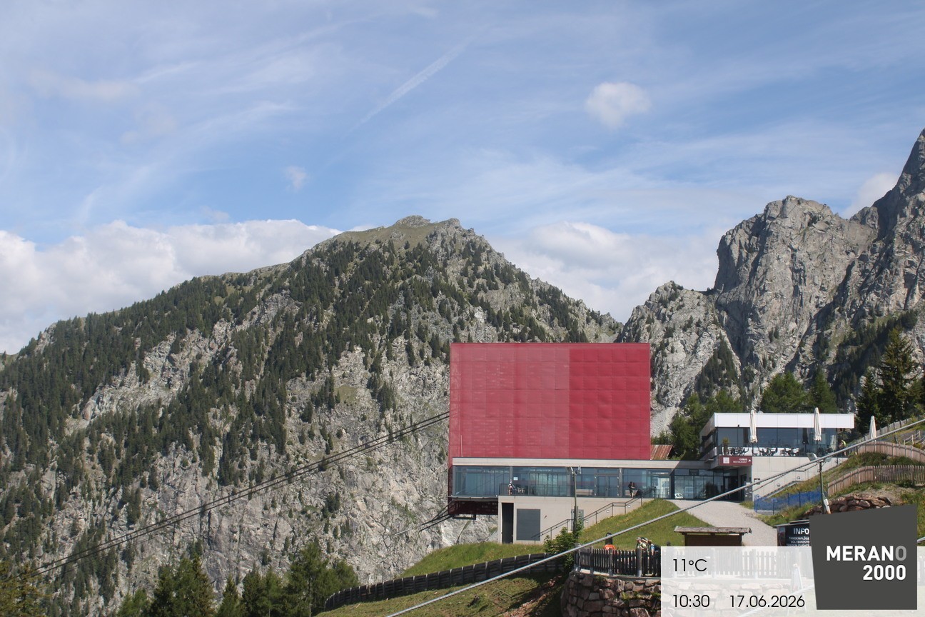 Archiv Foto Webcam Bergstation Falzleben, Meran