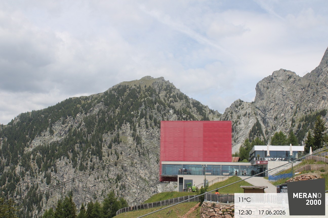 Archiv Foto Webcam Bergstation Falzleben, Meran