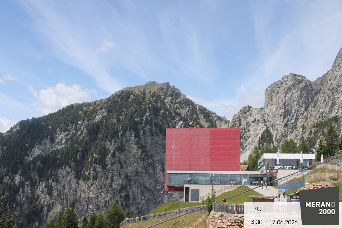 Archiv Foto Webcam Bergstation Falzleben, Meran