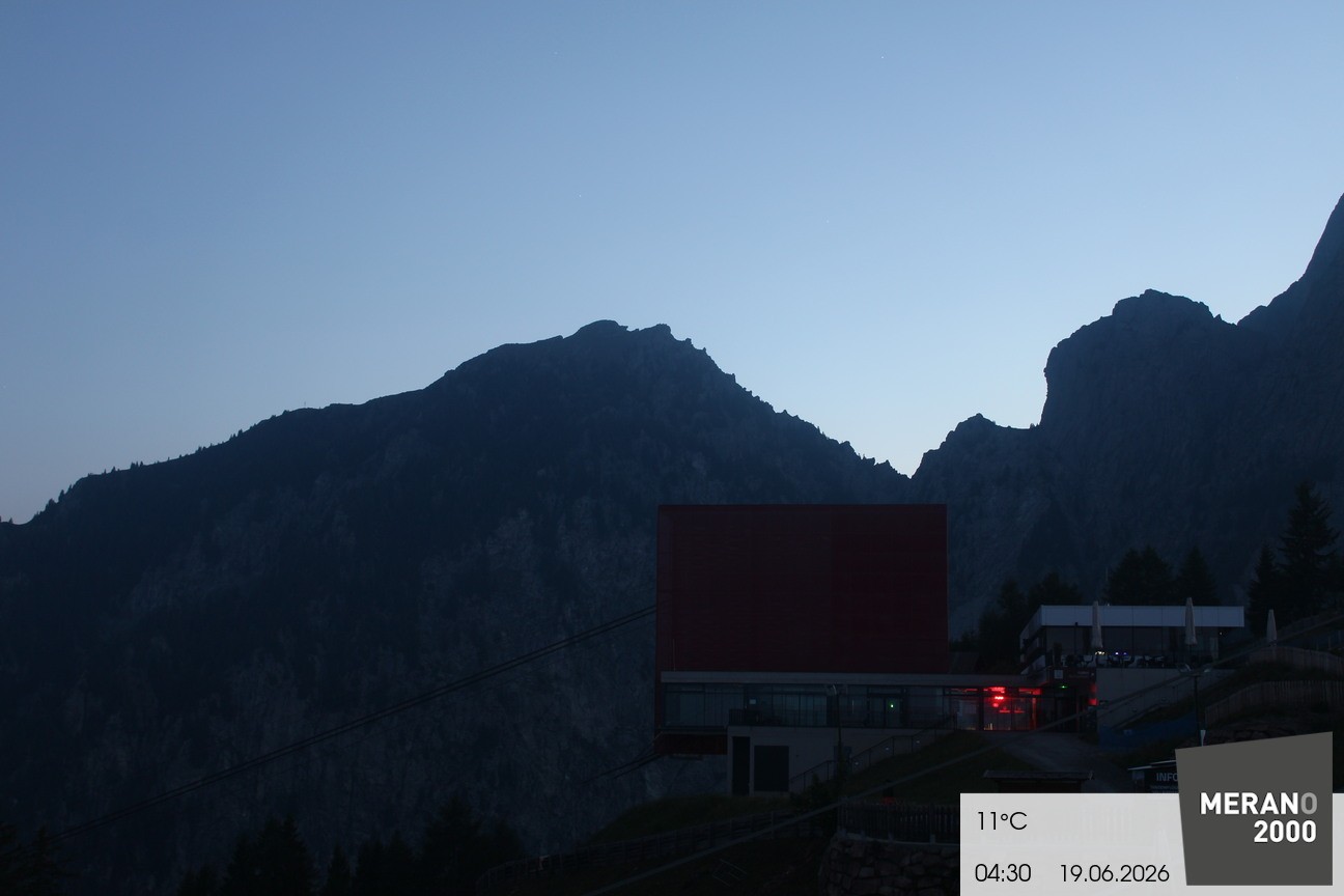 Archiv Foto Webcam Bergstation Falzleben, Meran