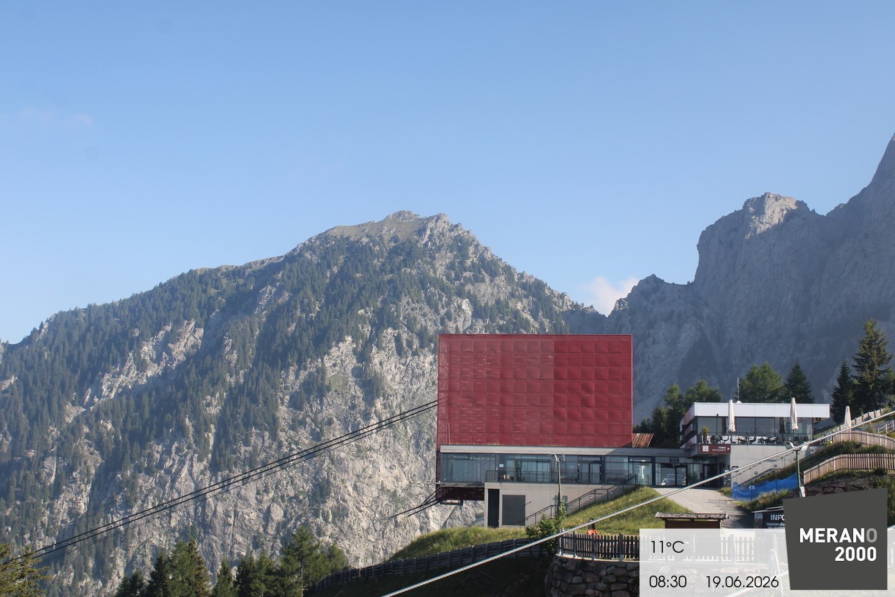 Archiv Foto Webcam Bergstation Falzleben, Meran
