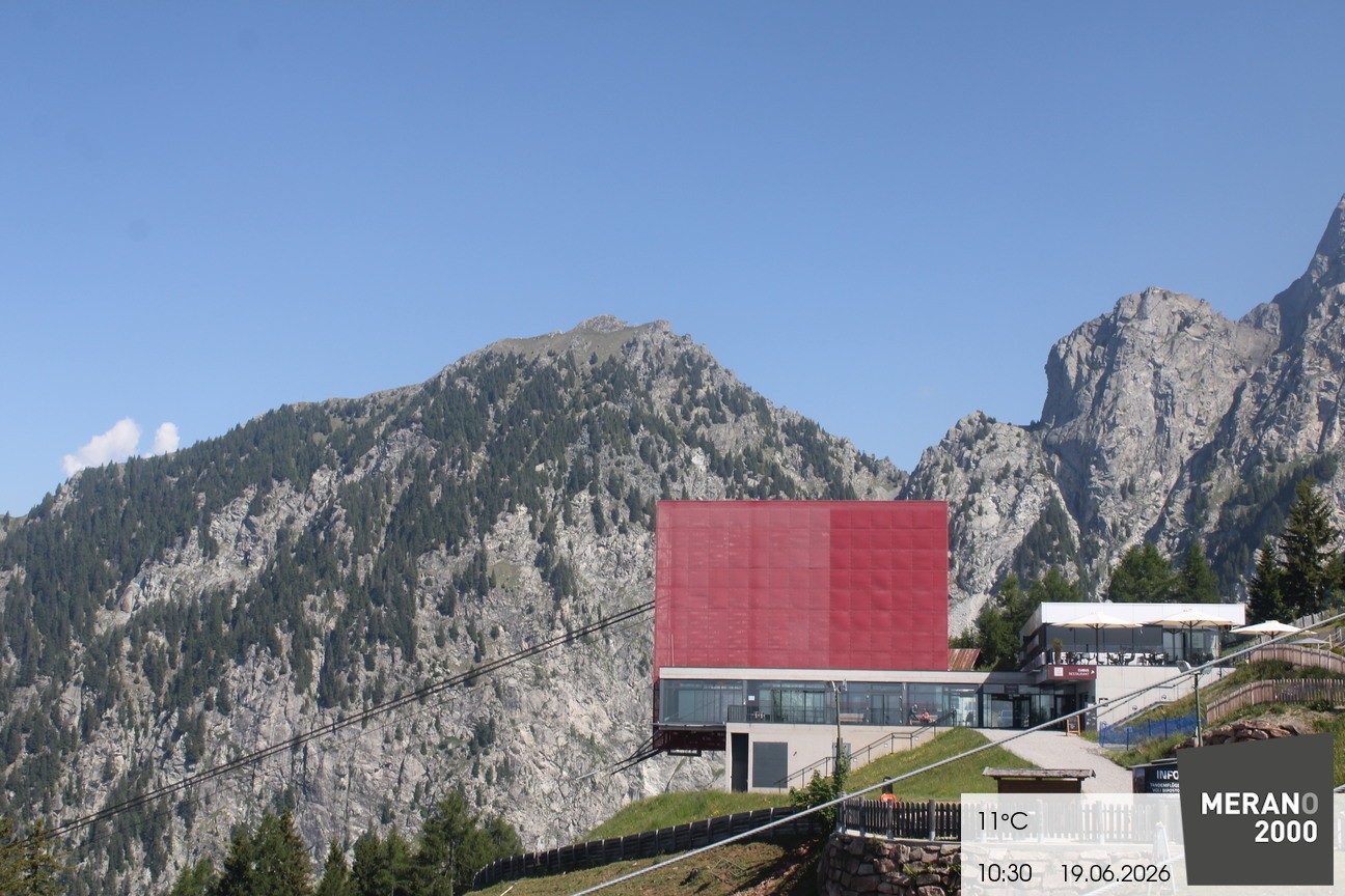 Archiv Foto Webcam Bergstation Falzleben, Meran