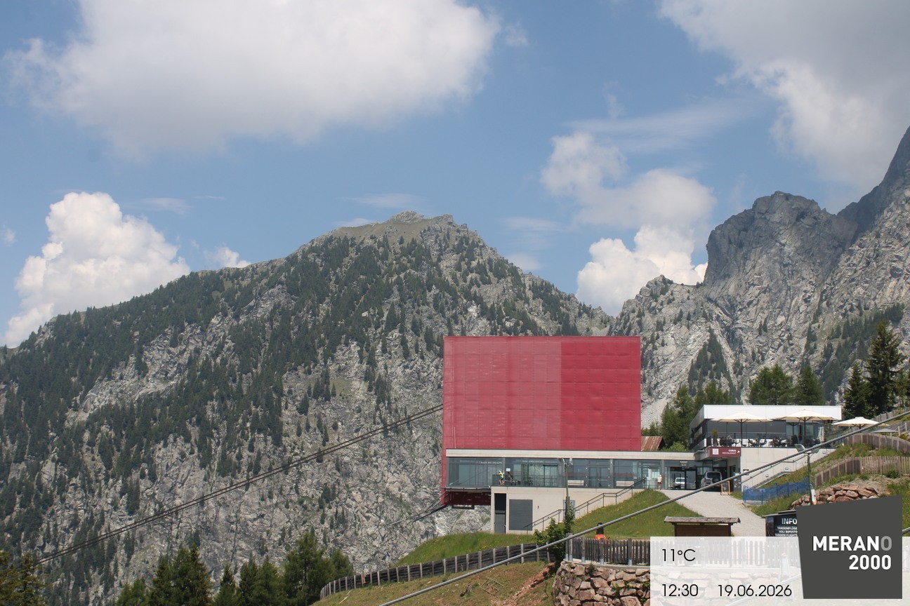 Archiv Foto Webcam Bergstation Falzleben, Meran