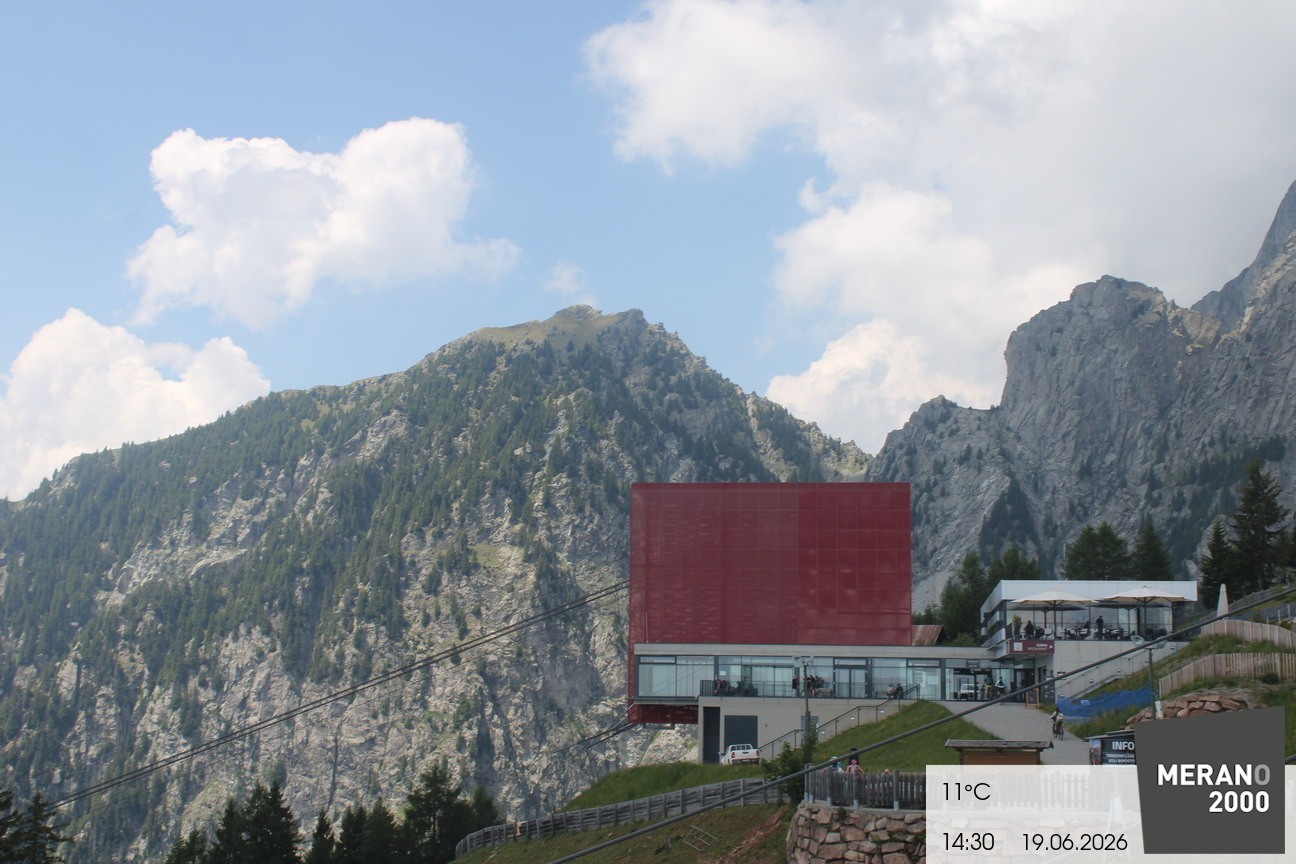Archiv Foto Webcam Bergstation Falzleben, Meran