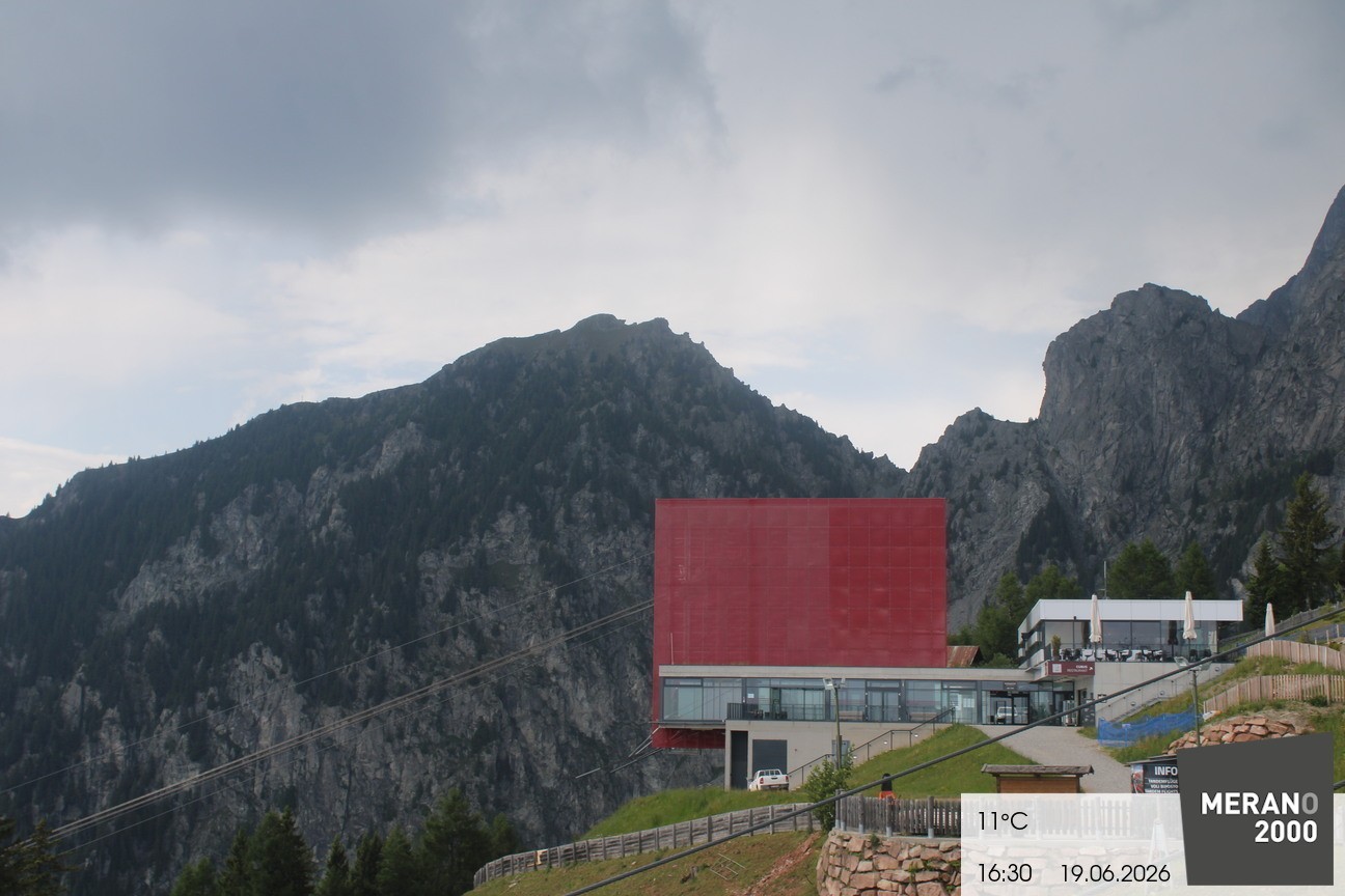 Archiv Foto Webcam Bergstation Falzleben, Meran