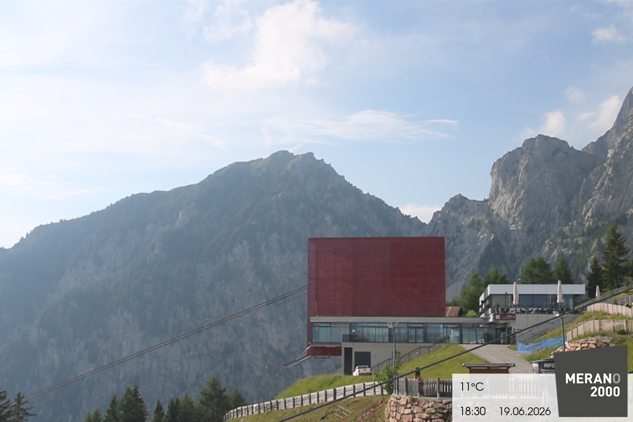 Archiv Foto Webcam Bergstation Falzleben, Meran