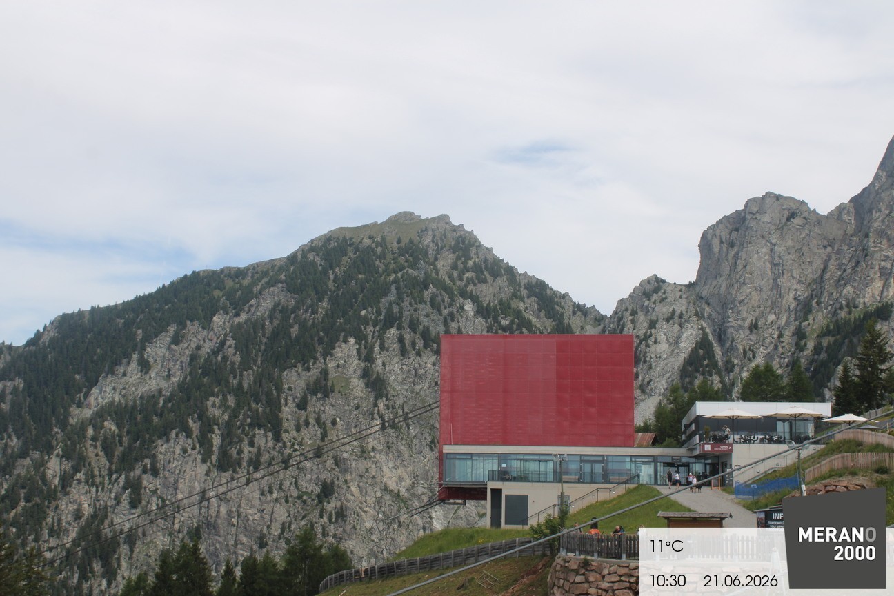 Archiv Foto Webcam Bergstation Falzleben, Meran