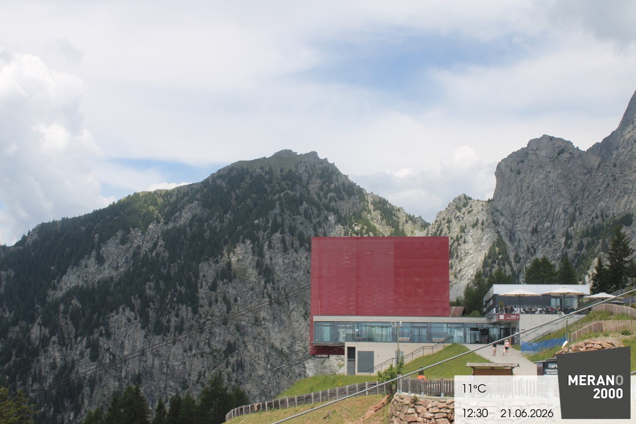 Archiv Foto Webcam Bergstation Falzleben, Meran