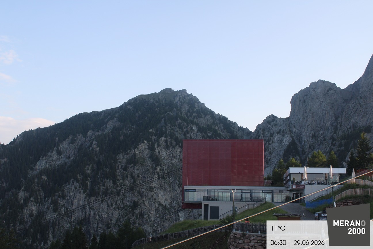Archiv Foto Webcam Bergstation Falzleben, Meran