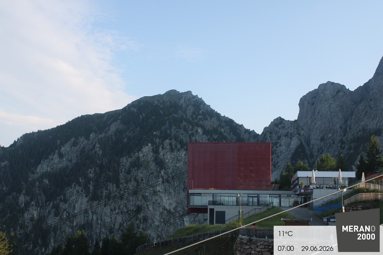 Archiv Foto Webcam Bergstation Falzleben, Meran