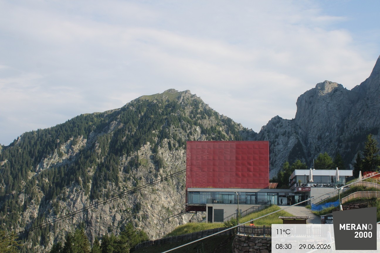 Archiv Foto Webcam Bergstation Falzleben, Meran