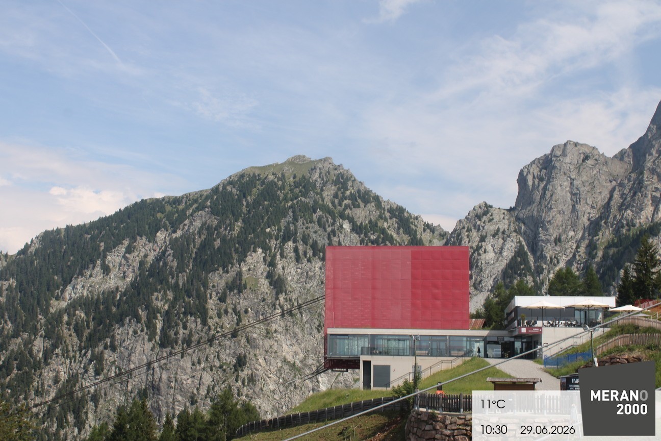 Archiv Foto Webcam Bergstation Falzleben, Meran