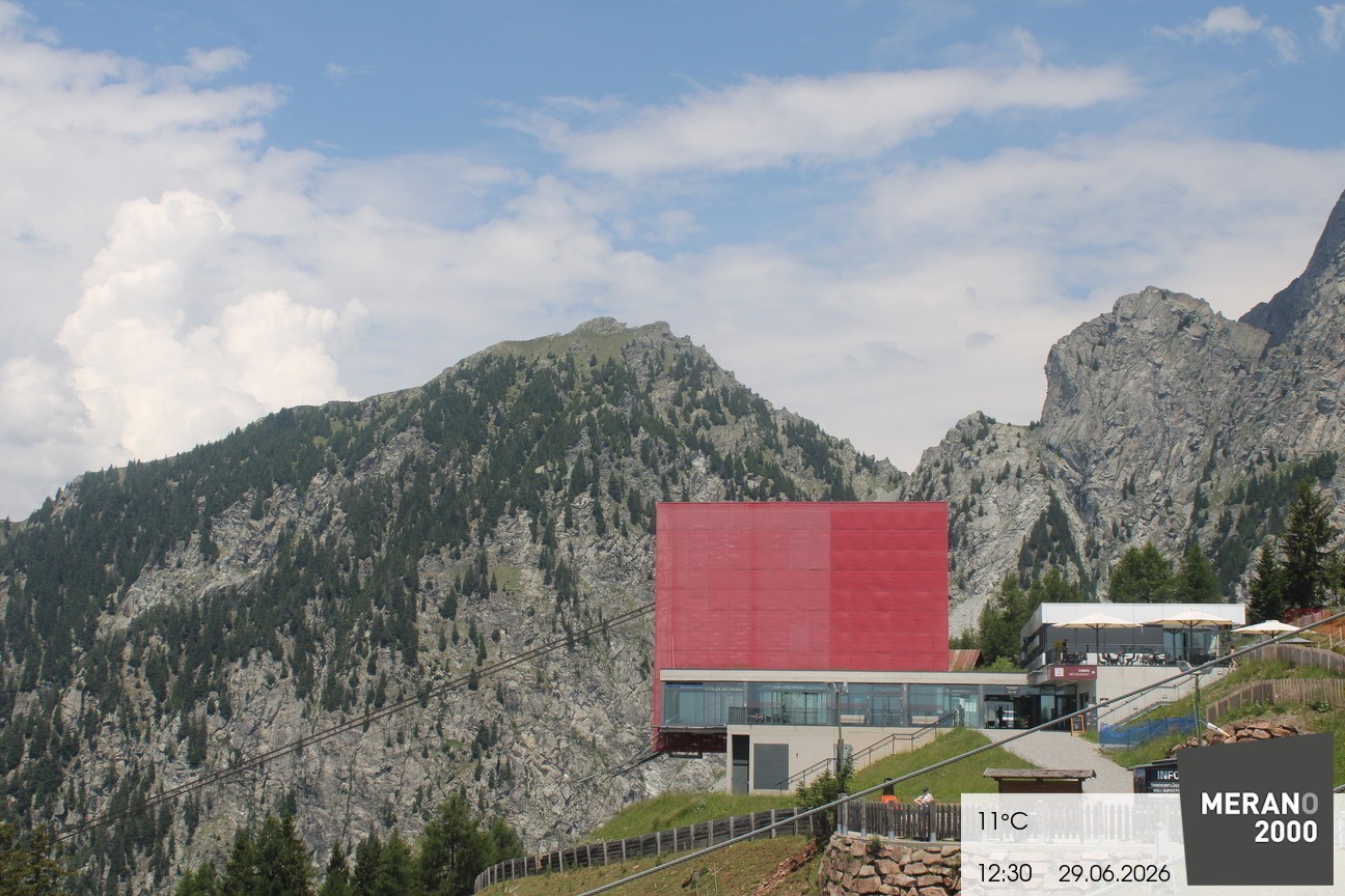 Archiv Foto Webcam Bergstation Falzleben, Meran