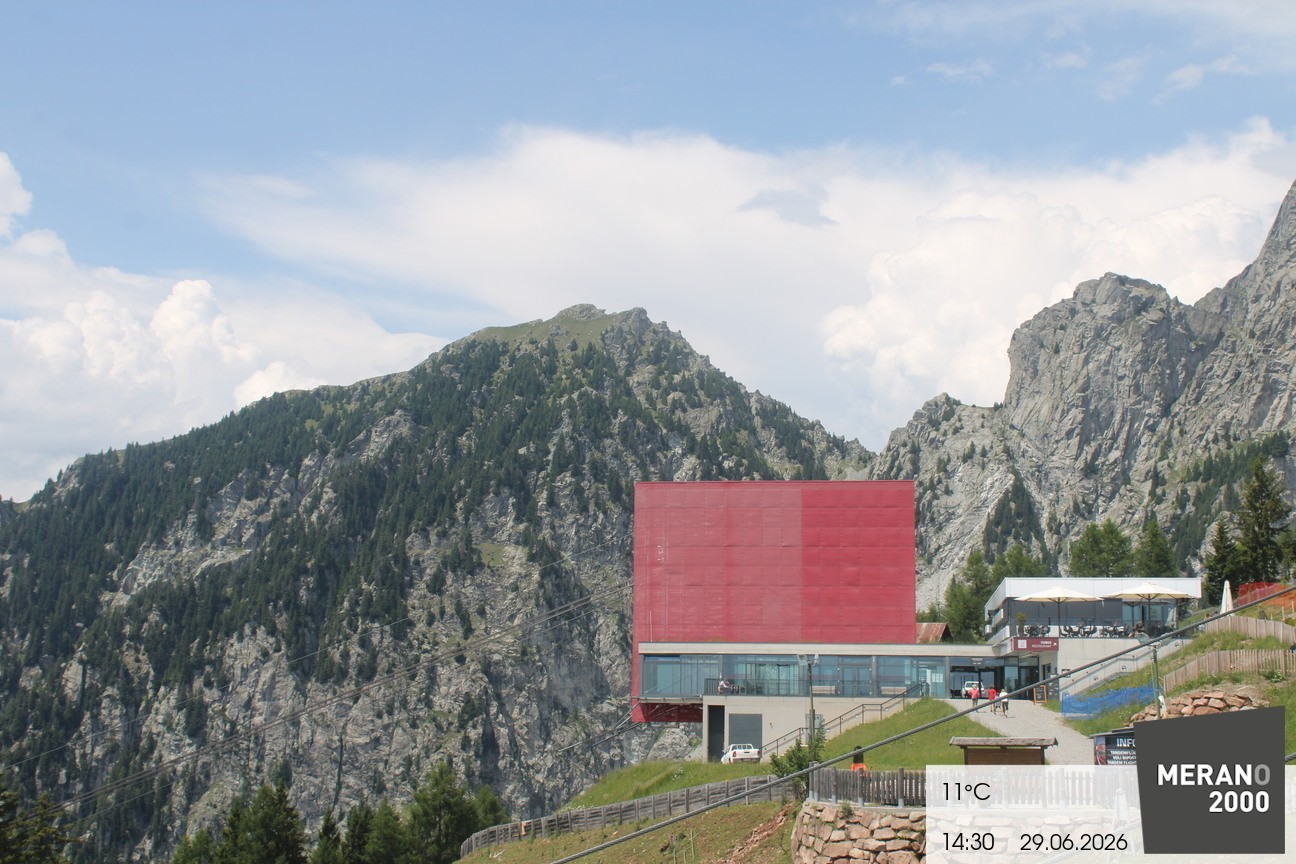 Archiv Foto Webcam Bergstation Falzleben, Meran
