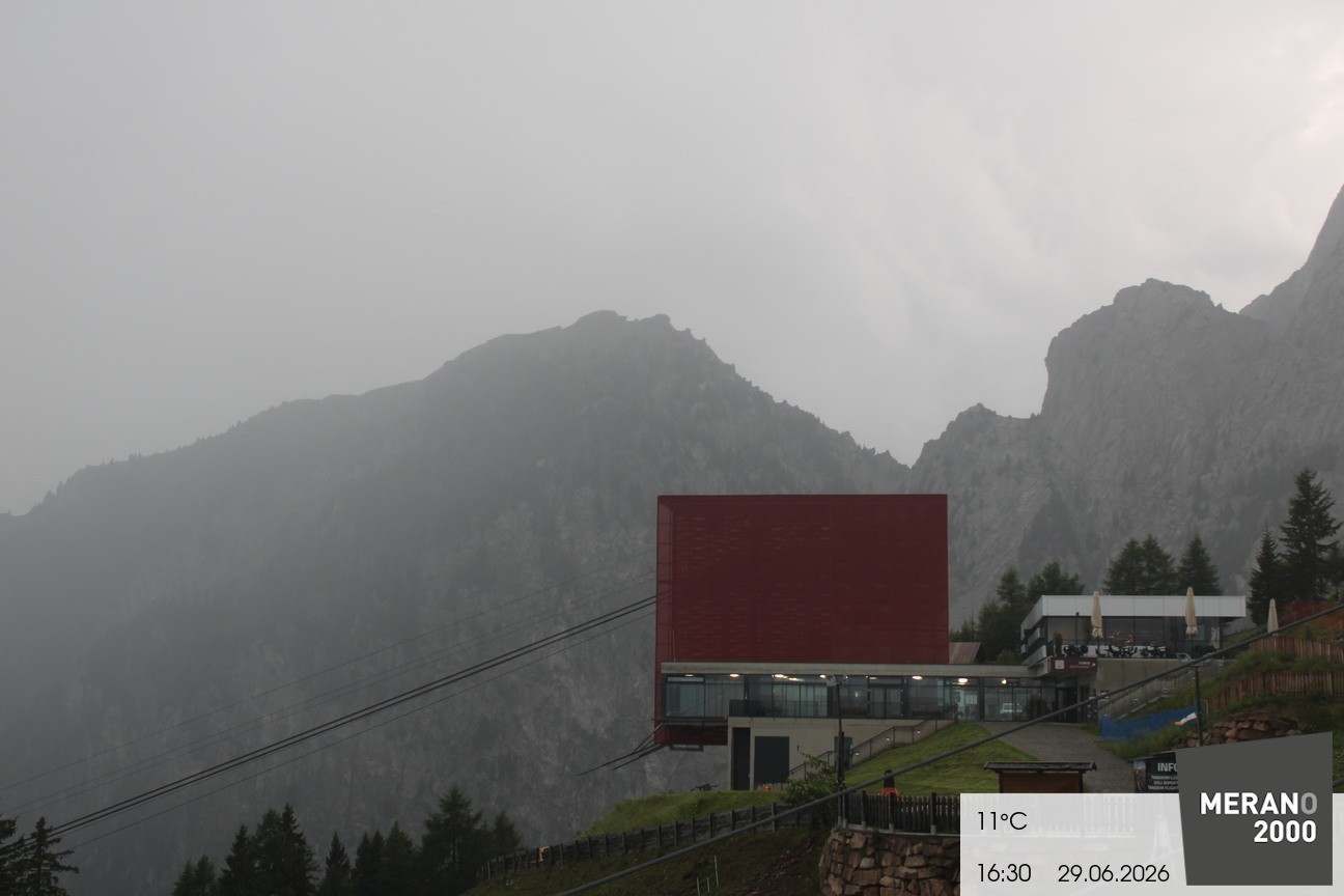 Archiv Foto Webcam Bergstation Falzleben, Meran
