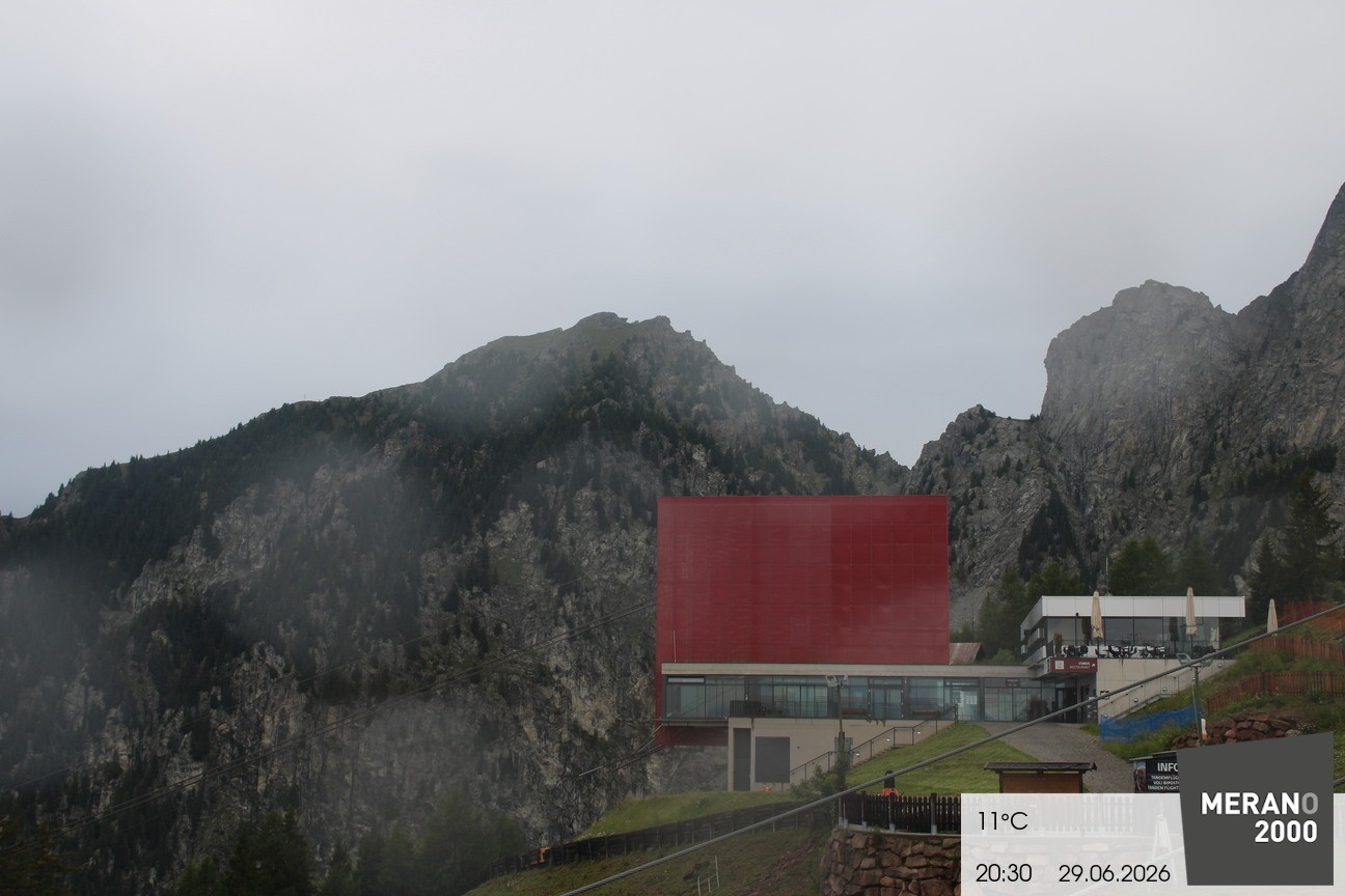 Archiv Foto Webcam Bergstation Falzleben, Meran