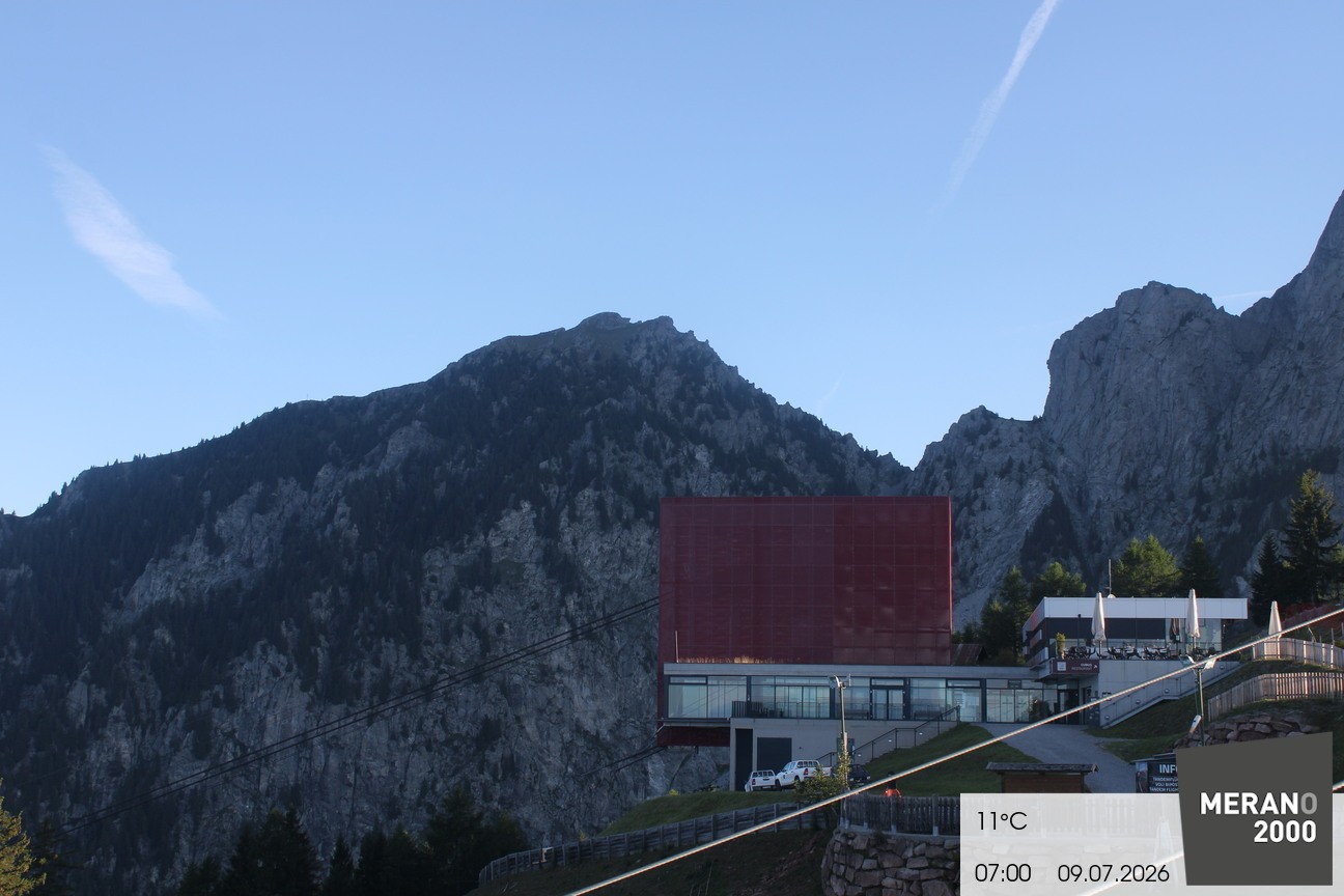 Archiv Foto Webcam Bergstation Falzleben, Meran