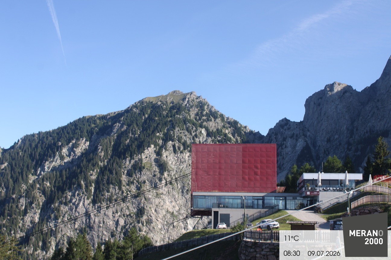 Archiv Foto Webcam Bergstation Falzleben, Meran