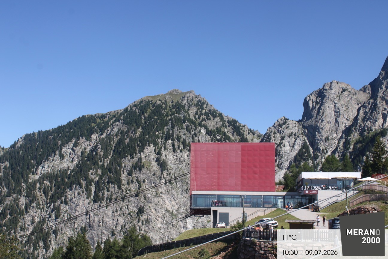 Archiv Foto Webcam Bergstation Falzleben, Meran