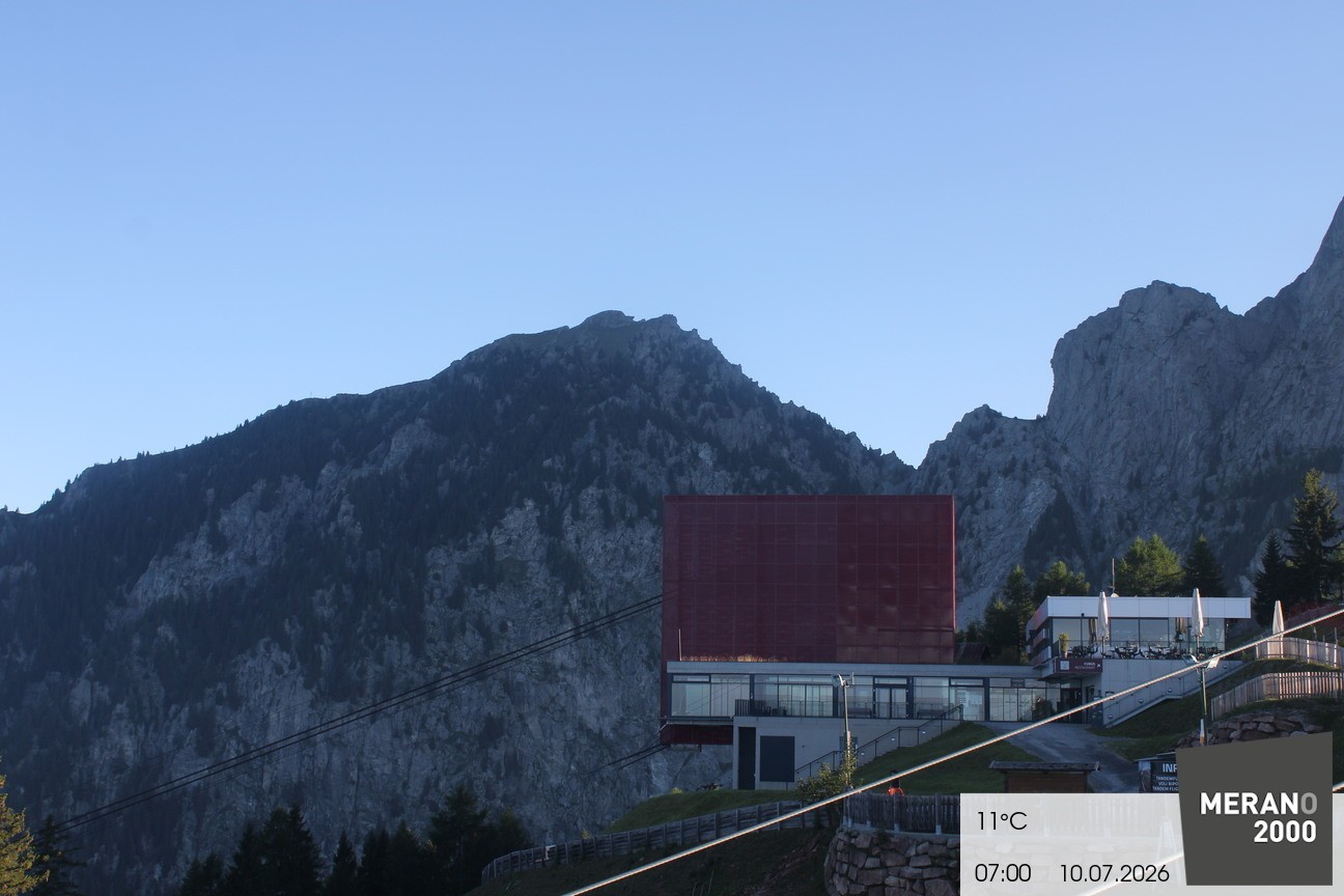 Archiv Foto Webcam Bergstation Falzleben, Meran