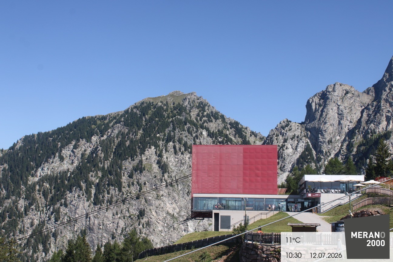 Archived image Webcam mountain station "Falzleben", Merano/Meran