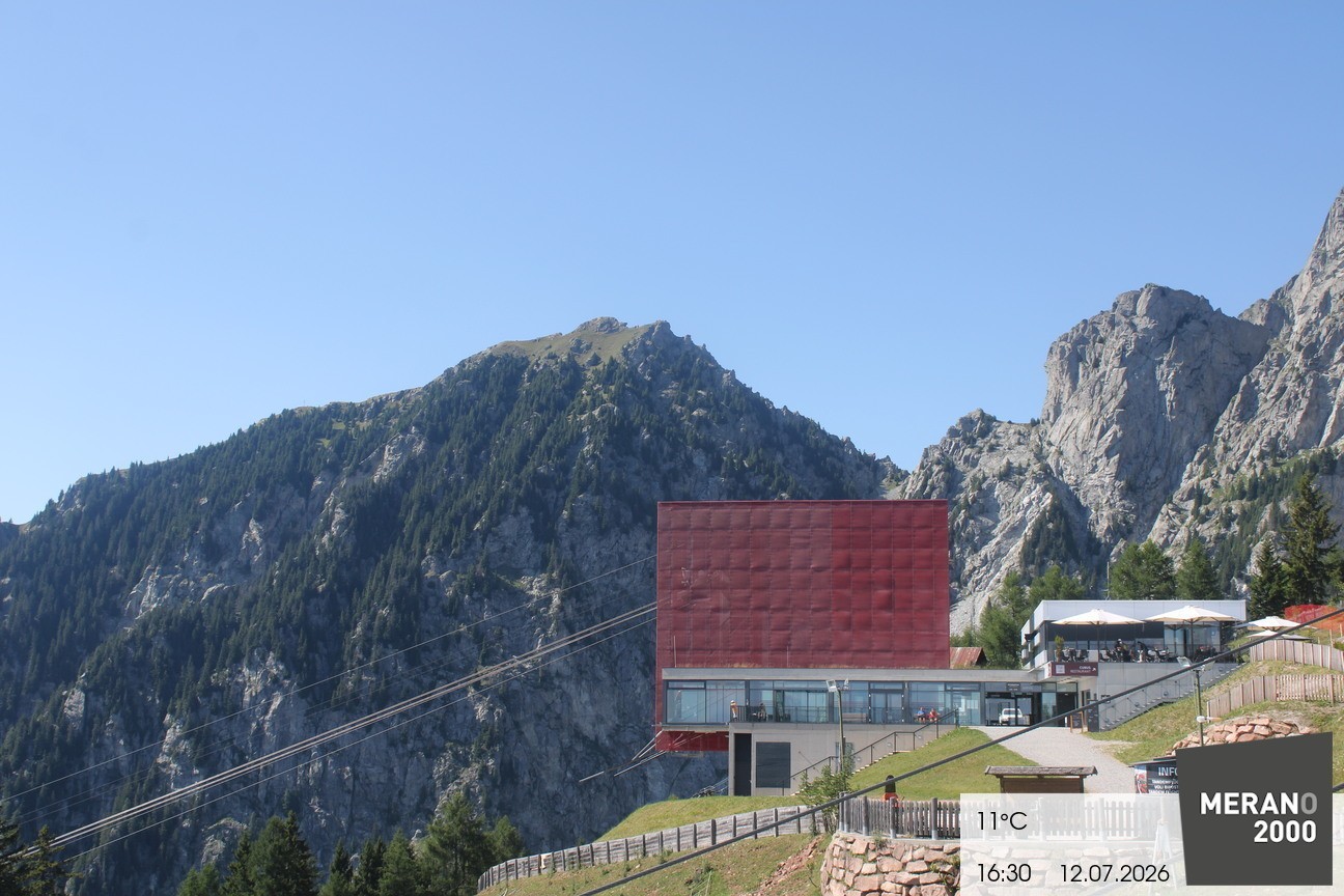 Archived image Webcam mountain station "Falzleben", Merano/Meran