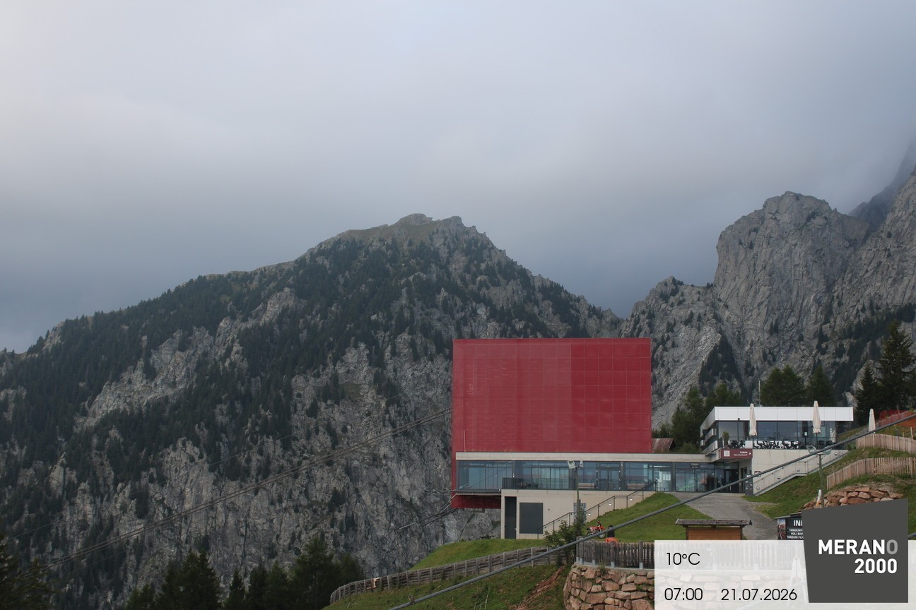 Archiv Foto Webcam Bergstation Falzleben, Meran