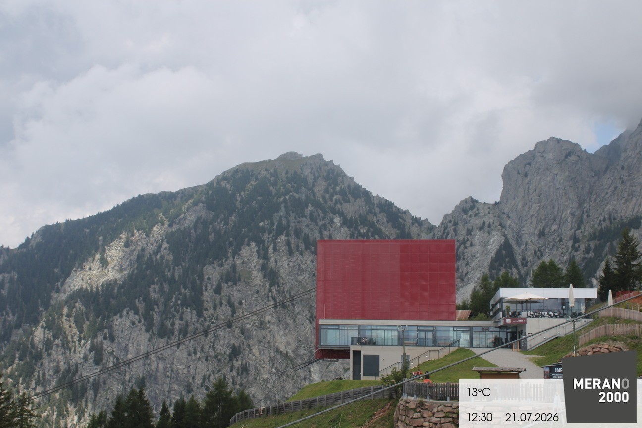 Archiv Foto Webcam Bergstation Falzleben, Meran