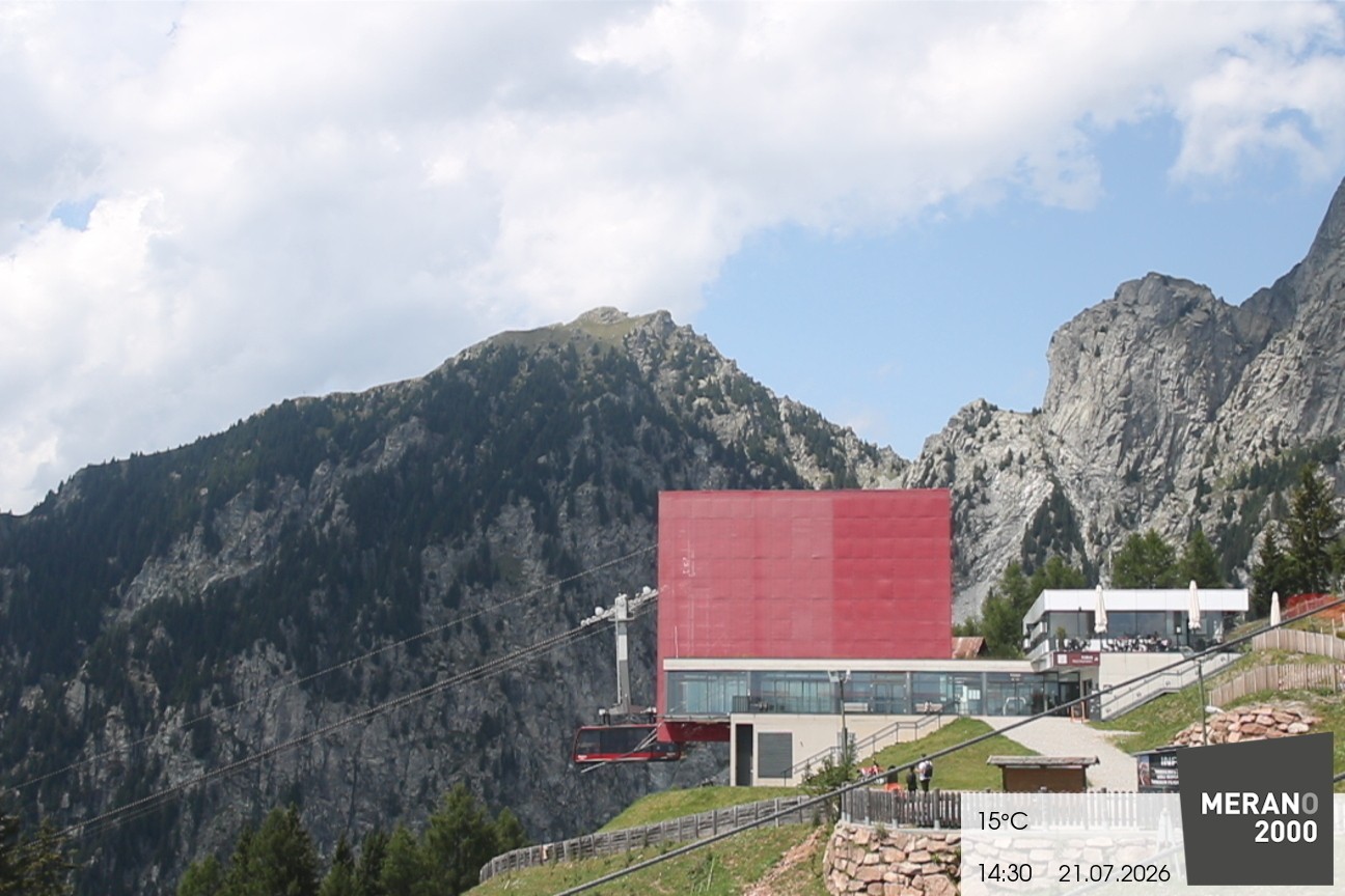Archiv Foto Webcam Bergstation Falzleben, Meran
