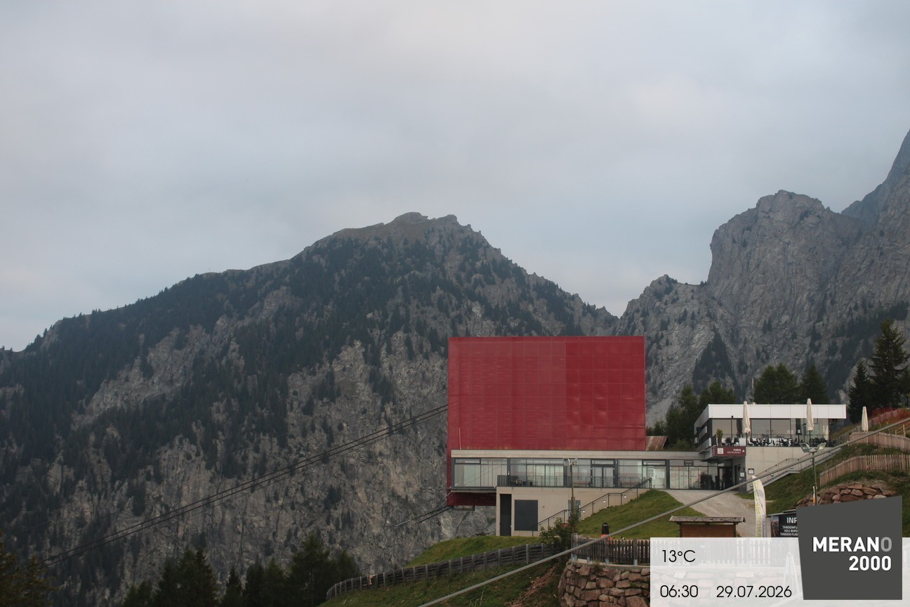 Archiv Foto Webcam Bergstation Falzleben, Meran