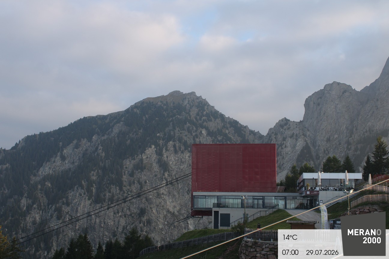 Archiv Foto Webcam Bergstation Falzleben, Meran