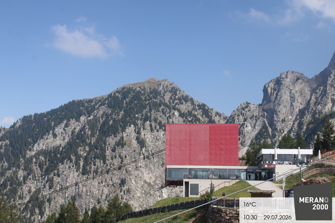 Archiv Foto Webcam Bergstation Falzleben, Meran