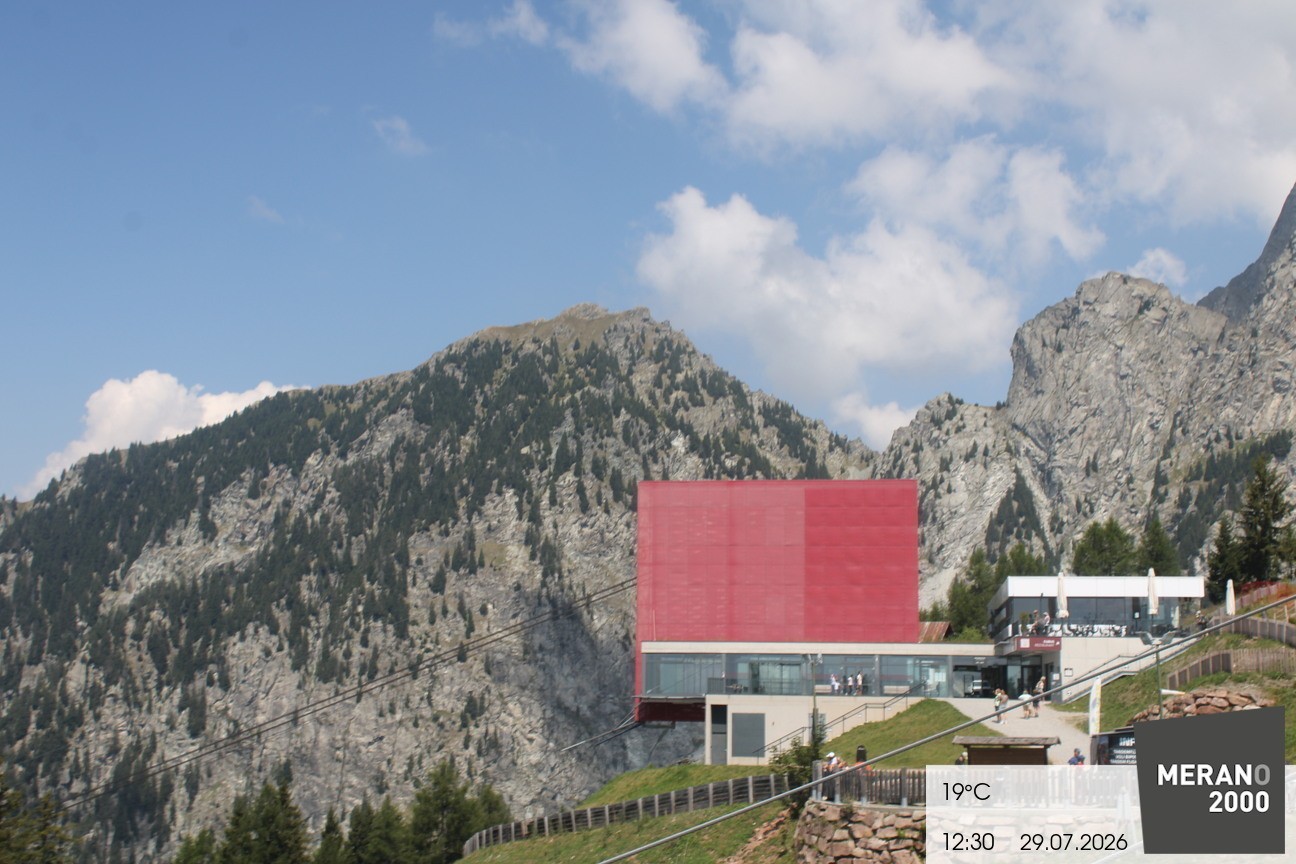 Archiv Foto Webcam Bergstation Falzleben, Meran