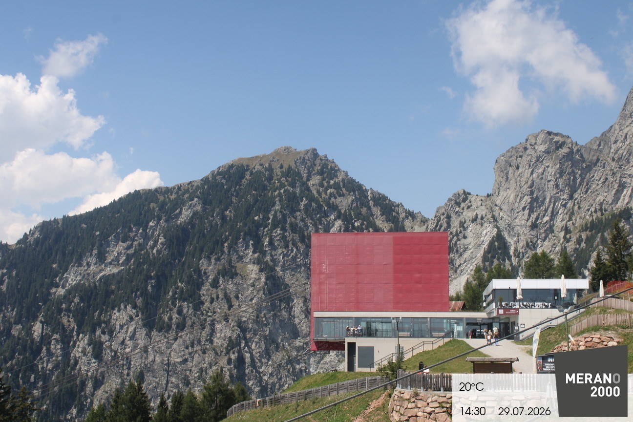 Archiv Foto Webcam Bergstation Falzleben, Meran