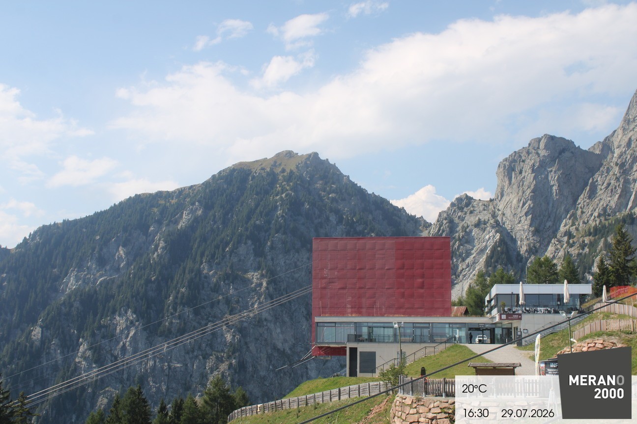 Archiv Foto Webcam Bergstation Falzleben, Meran