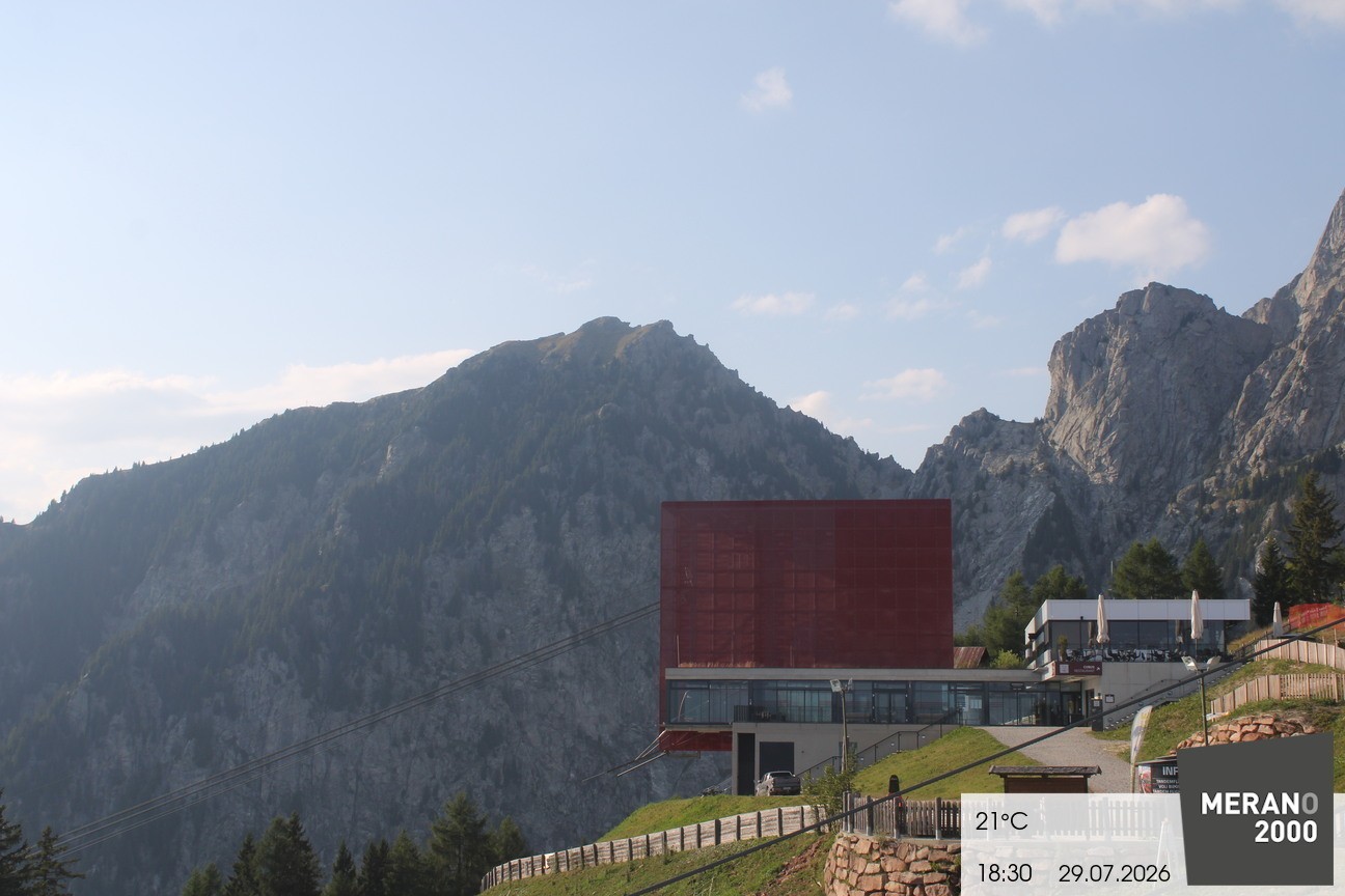 Archiv Foto Webcam Bergstation Falzleben, Meran