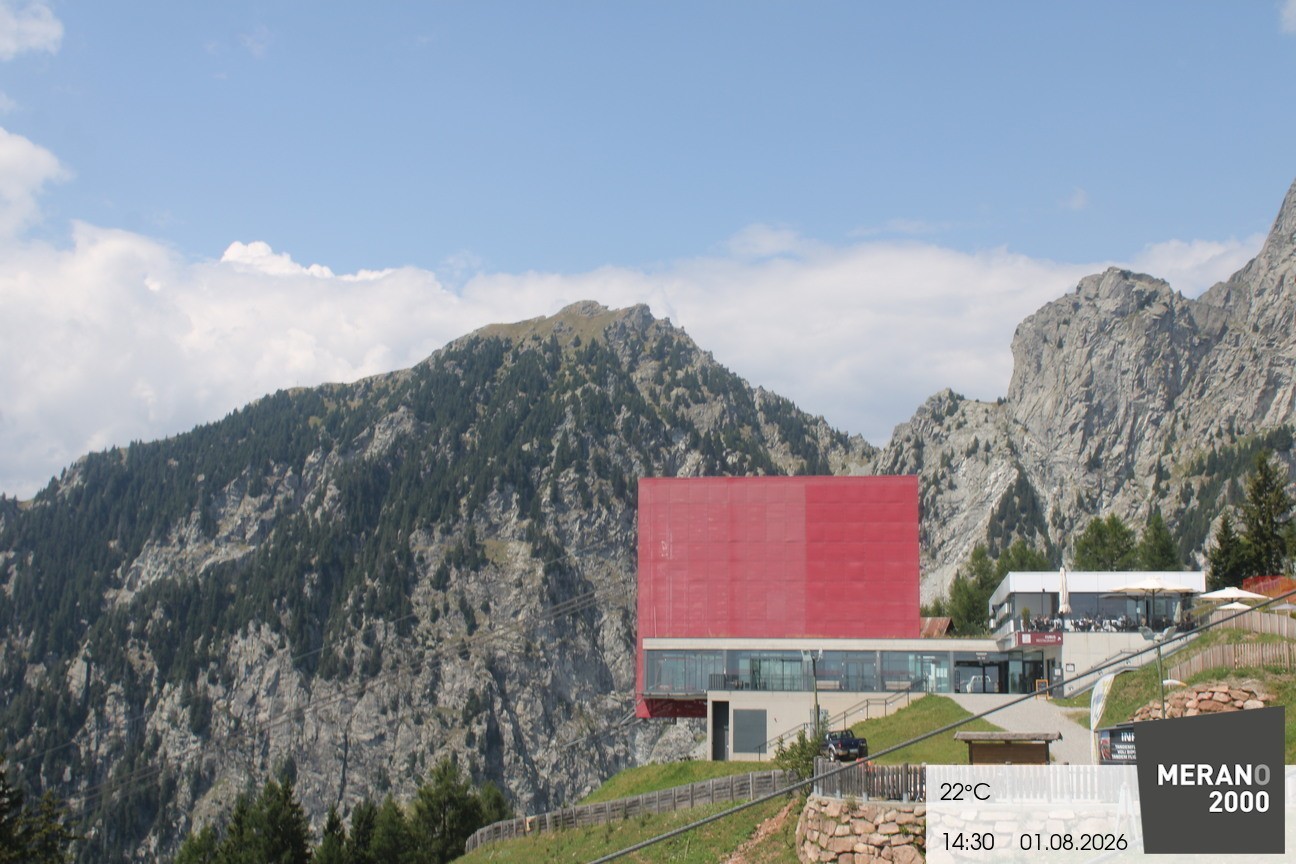Archiv Foto Webcam Bergstation Falzleben, Meran