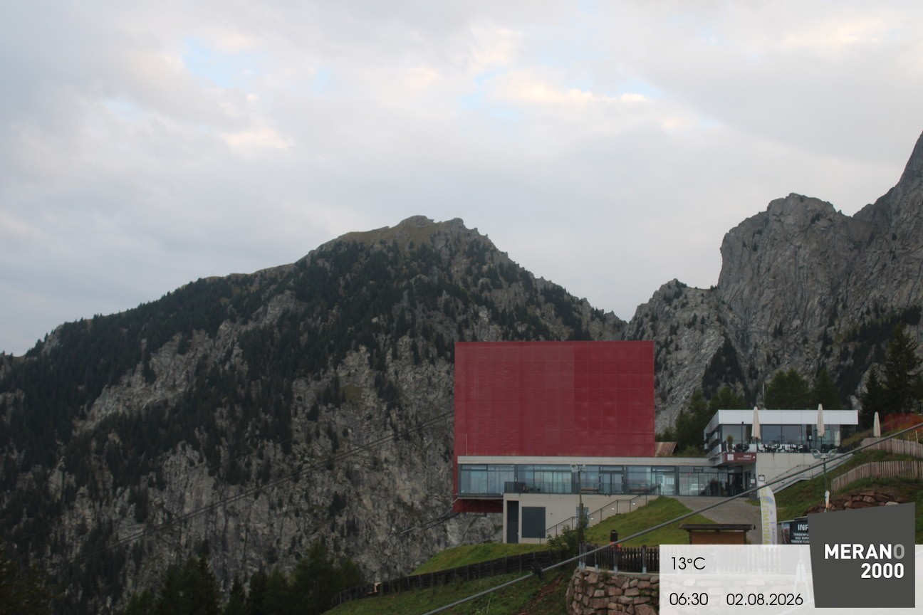 Archiv Foto Webcam Bergstation Falzleben, Meran