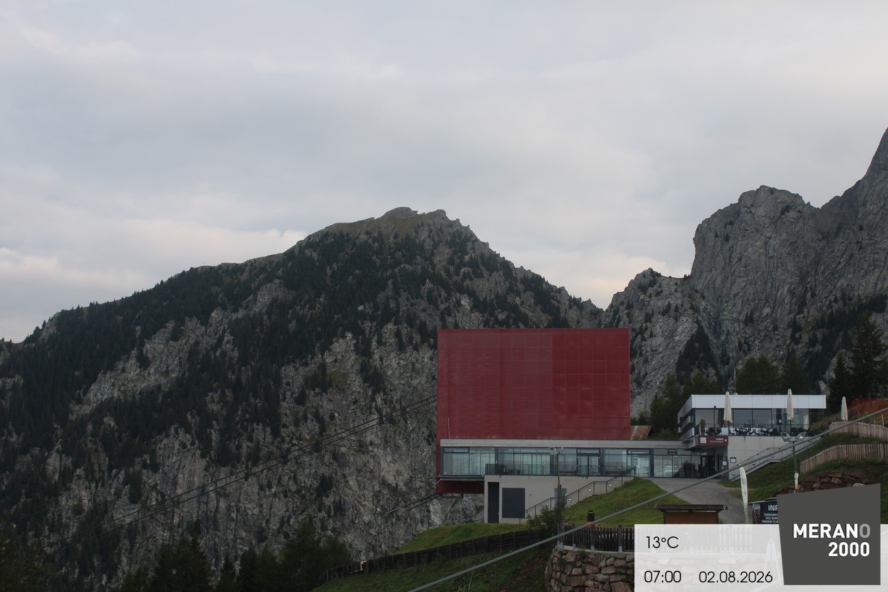 Archiv Foto Webcam Bergstation Falzleben, Meran