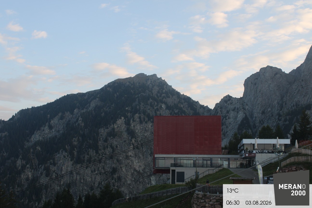 Archiv Foto Webcam Bergstation Falzleben, Meran
