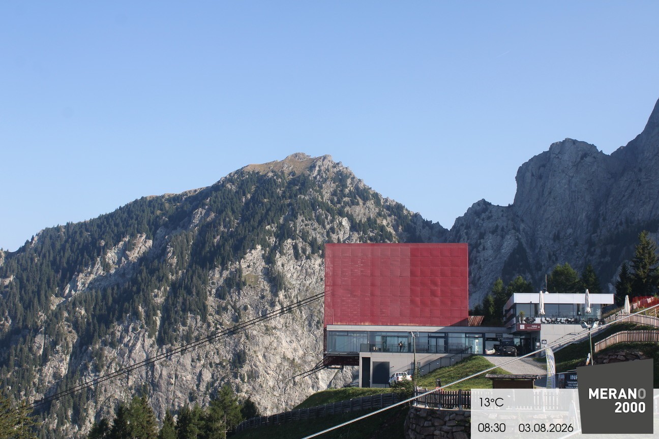 Archiv Foto Webcam Bergstation Falzleben, Meran